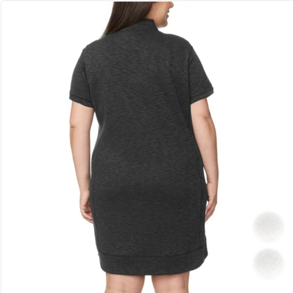 Legendary Outfitters Ladies' Quarter Zip Dress with Pockets Black - Picture 7 of 7